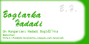 boglarka hadadi business card